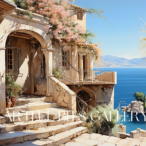 Mediterranean Wall Art, Italian Countryside Prints, Rustic Printable, Italy Gallery Wall, Tuscany Print, Europe Art