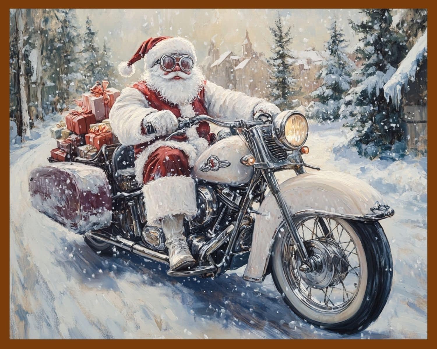 Felpa Per Bambini Motocross Con Babbo Natale - Foto 2