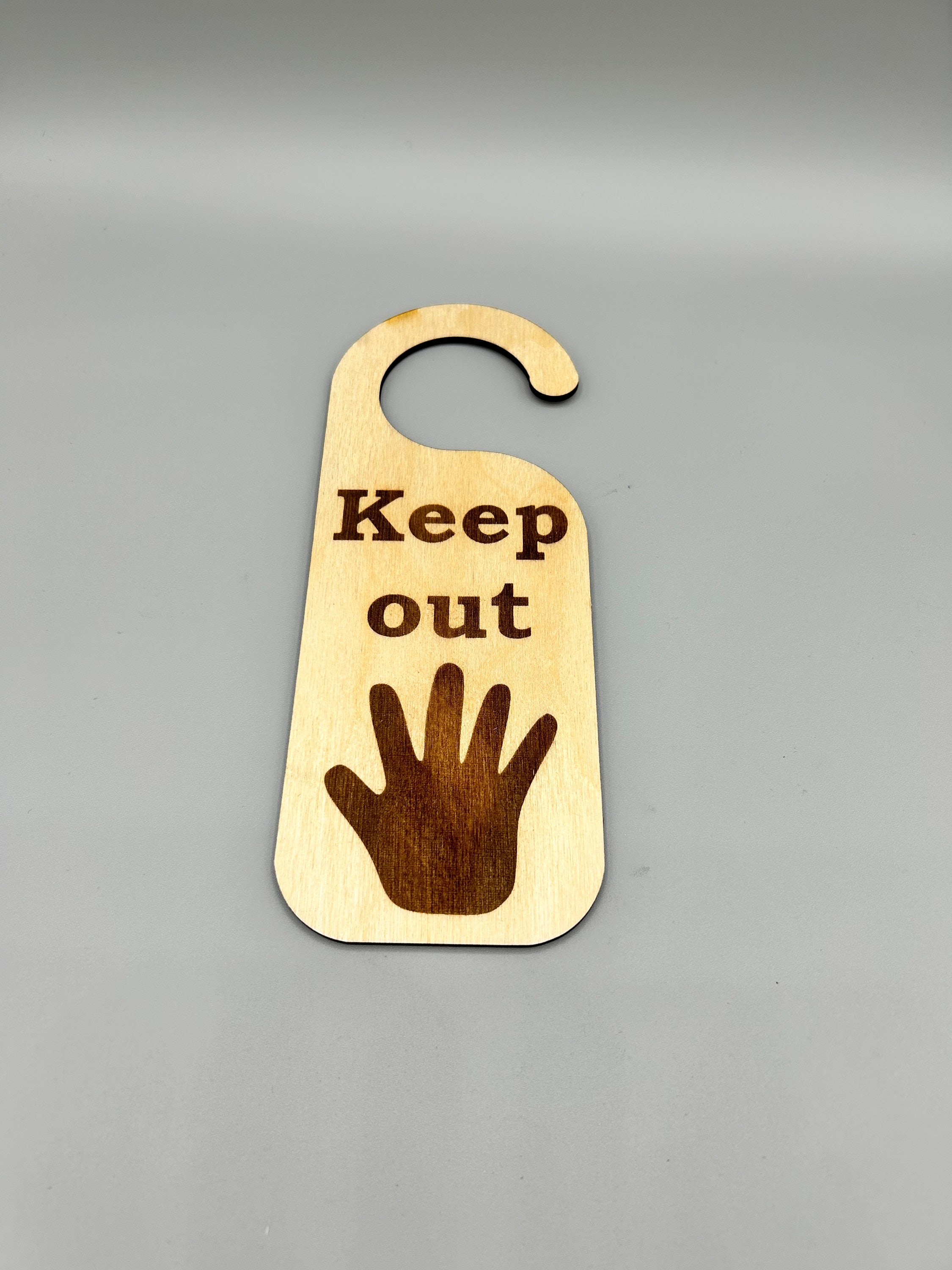 Custom Door Knob Hangers, Wooden Door Knob Hangers Etsy