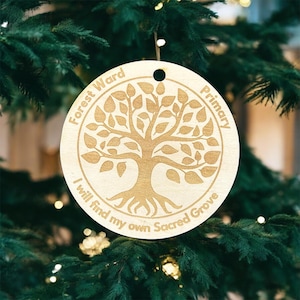 Custom LDS Primary Ornament