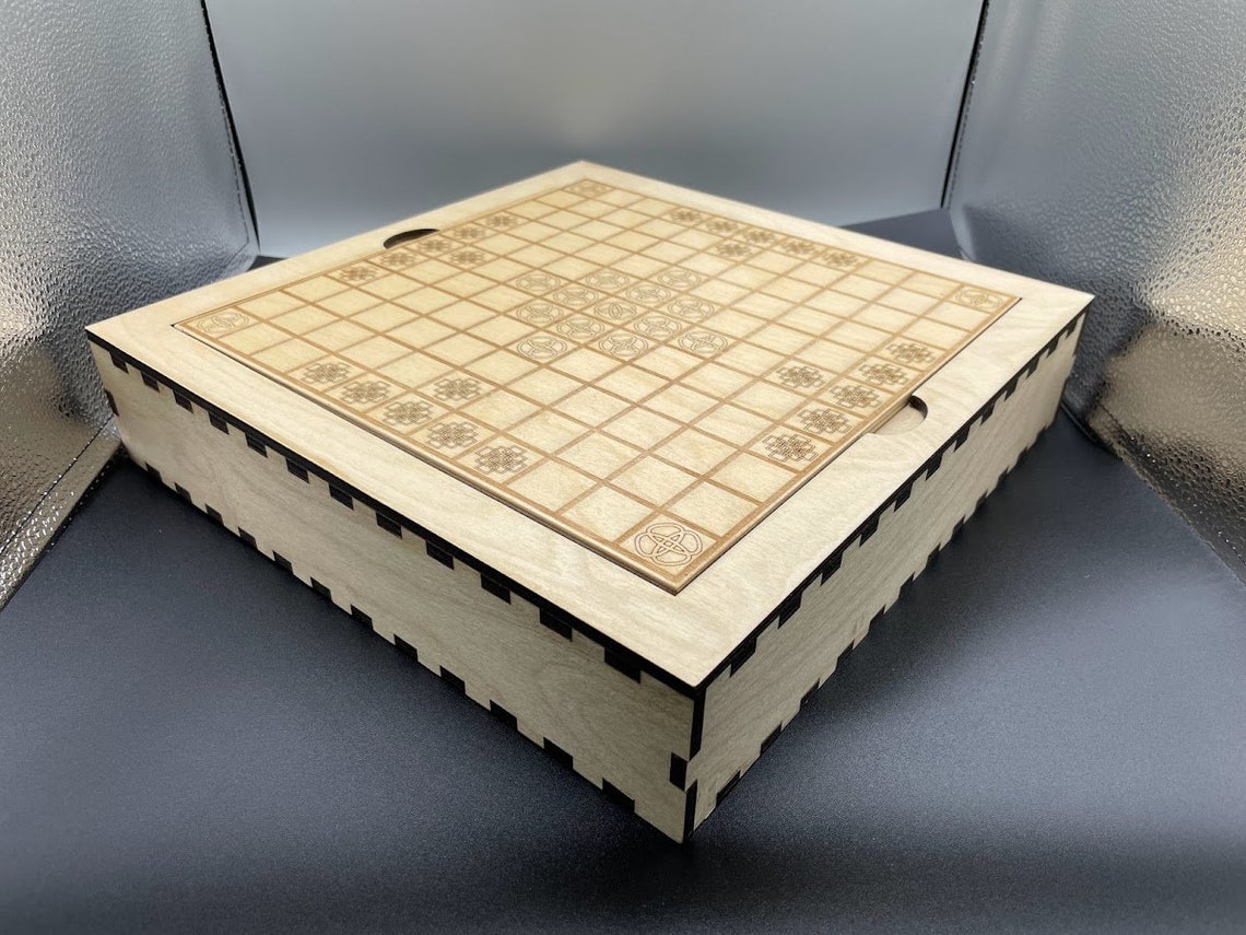 Multigame Box SVG File: Chess, Hneftafl, Bagh Chal Boards - Etsy