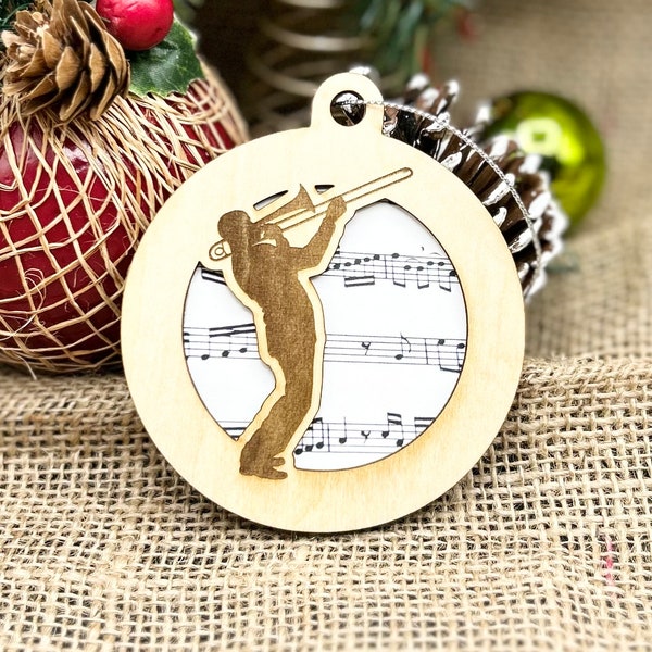 Music Ornaments, School music Ornaments, Christmas music ornament, Personalized Christmas gift, Instrument Ornaments, Gift for Musician