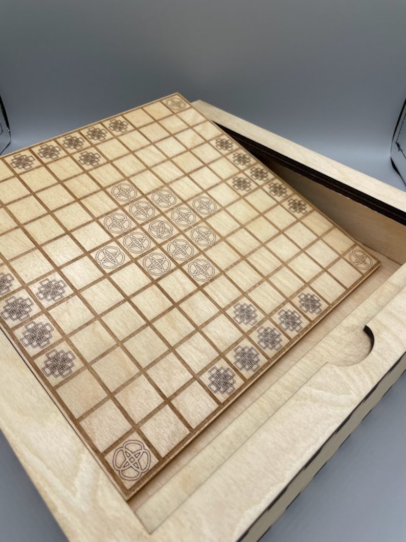 Multigame Box SVG File: Chess, Hneftafl, Bagh Chal Boards - Etsy UK