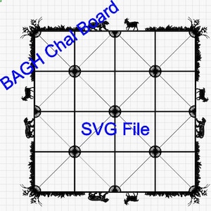 Bagh Chal Board SVG File