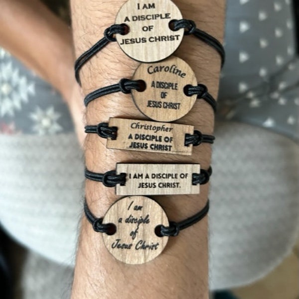 Disciple Bracelets, I Am a Disciple of Jesus Christ bracelets, LDS bracelets, Youth Theme bracelets