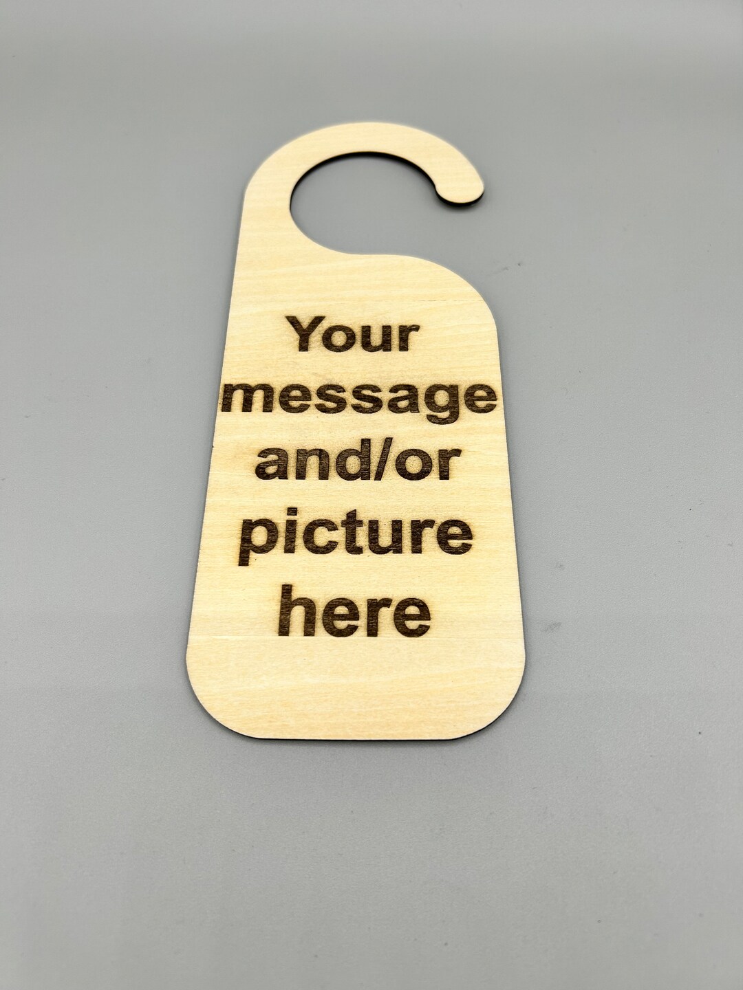 Custom Door Knob Hangers Wooden Door Knob Hangers Etsy