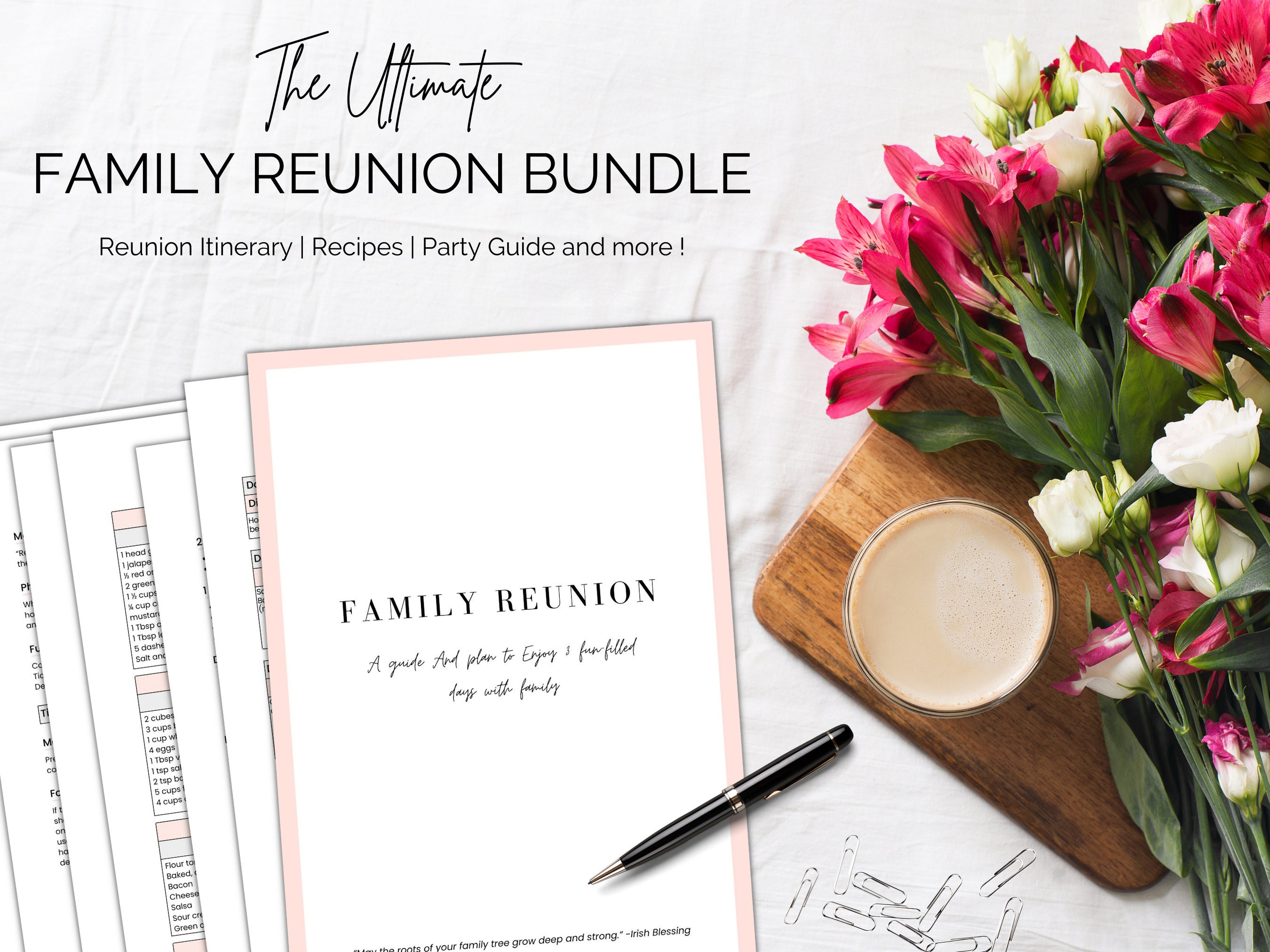 Family Reunion Itinerary and Recipes Reunion Plan Meal Plan Family Family Reunion Itinerary and Recipes Reunion Plan Meal Plan Family