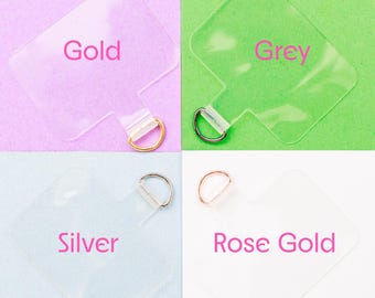 Phone Tether Tab Universal Phone Connector Patch Phone Connector Tabs Phone Wristlet Connector Mobile Phone Tether for Lanyard Patch