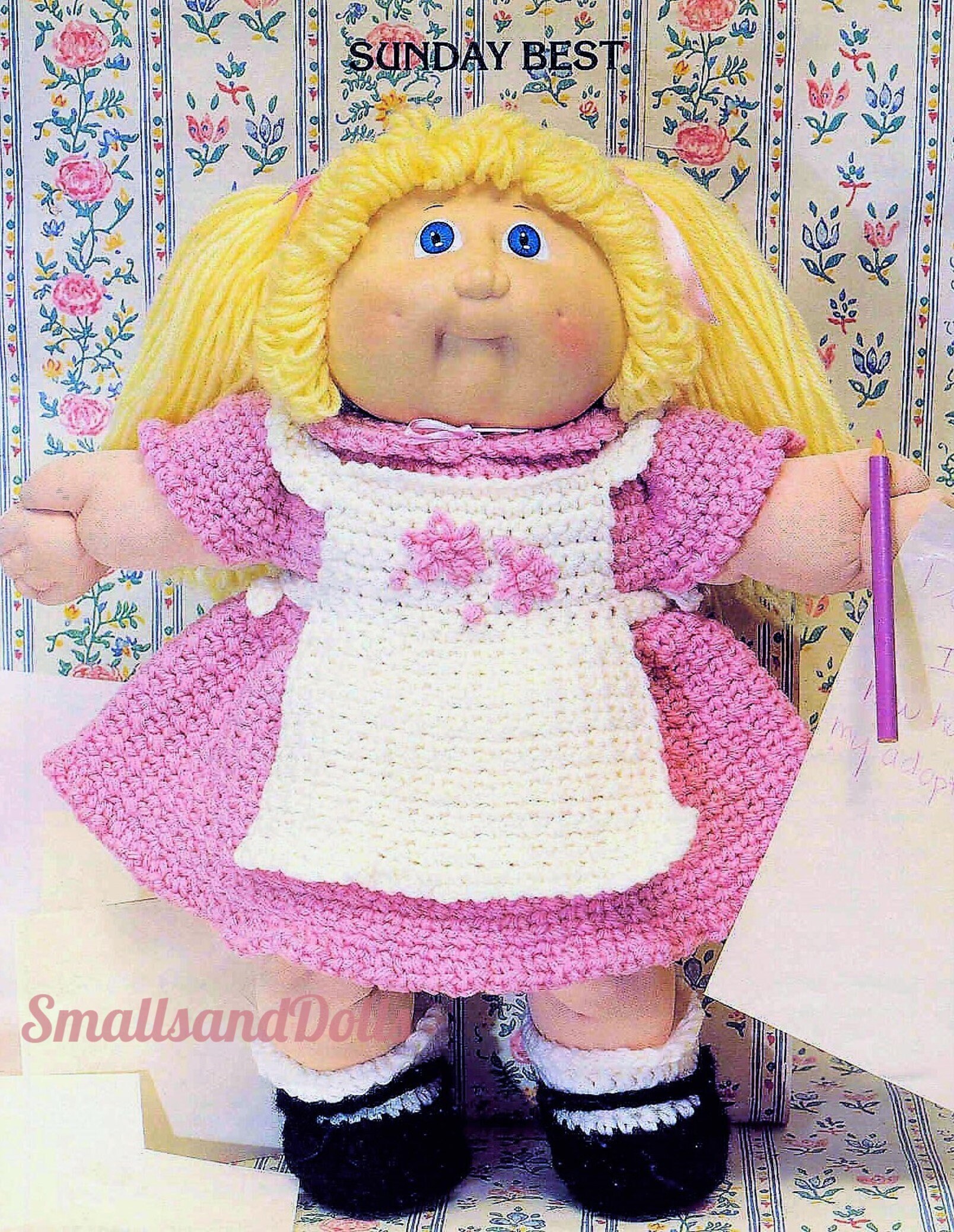 Vintage Crochet Patterns Cabbage Patch Kids Dolls Outfits 20 Etsy