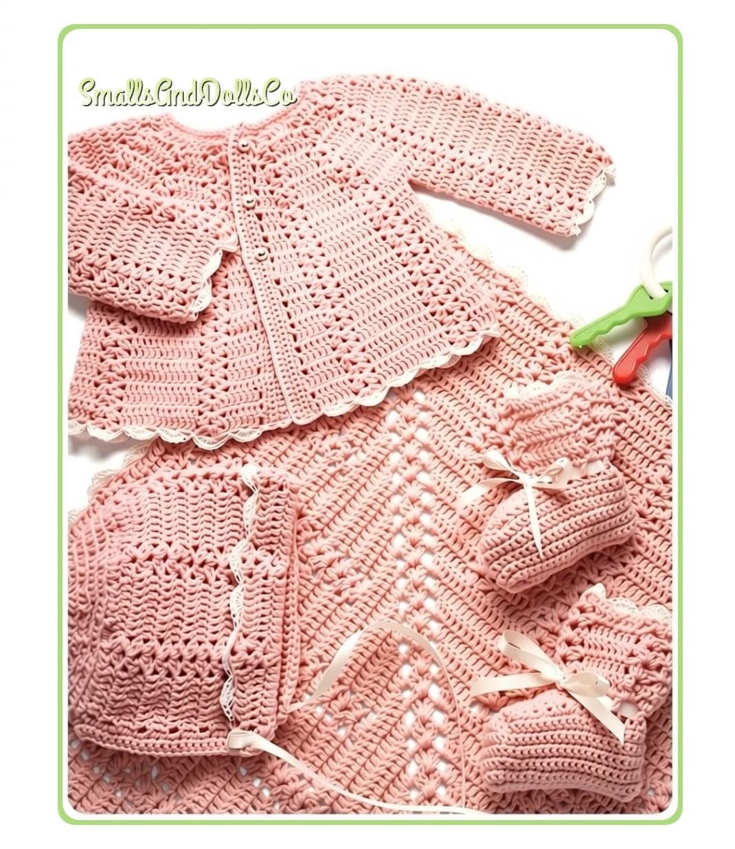 39 Crochet Bonnet Patterns with Pixie, Bella, and Bunny Styles 34 Vintage Crochet Pattern Classic Shell Stitch Heirloom