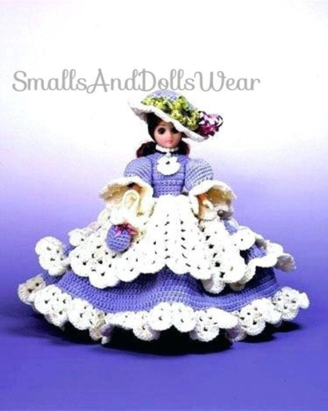 free crochet bed doll pillow patterns