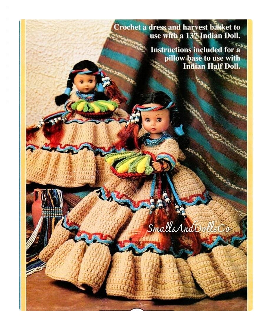 crochet indian dress Pattern Crochet Indian Doll, 1 good unique national doll