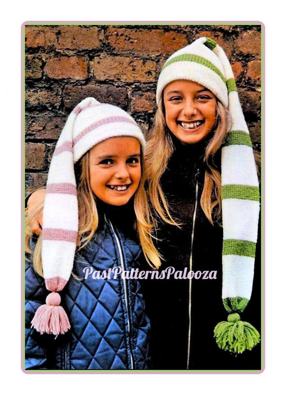 Vintage Long Stocking Hats - Etsy Canada display picture 1
