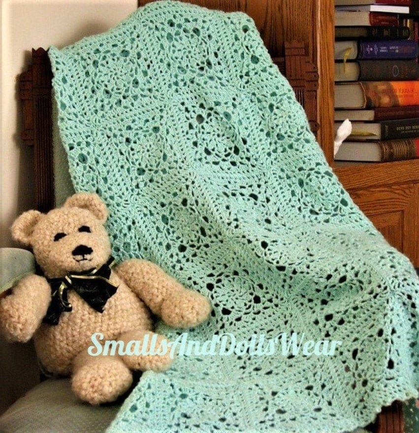 Light Lacy Blanket Etsy