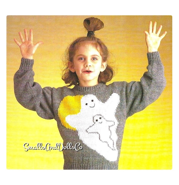 Pull Halloween Enfant Bébé Unisexe – Manches Longues, Motifs Fantômes Et Citrouilles, Tailles 0-5 Ans