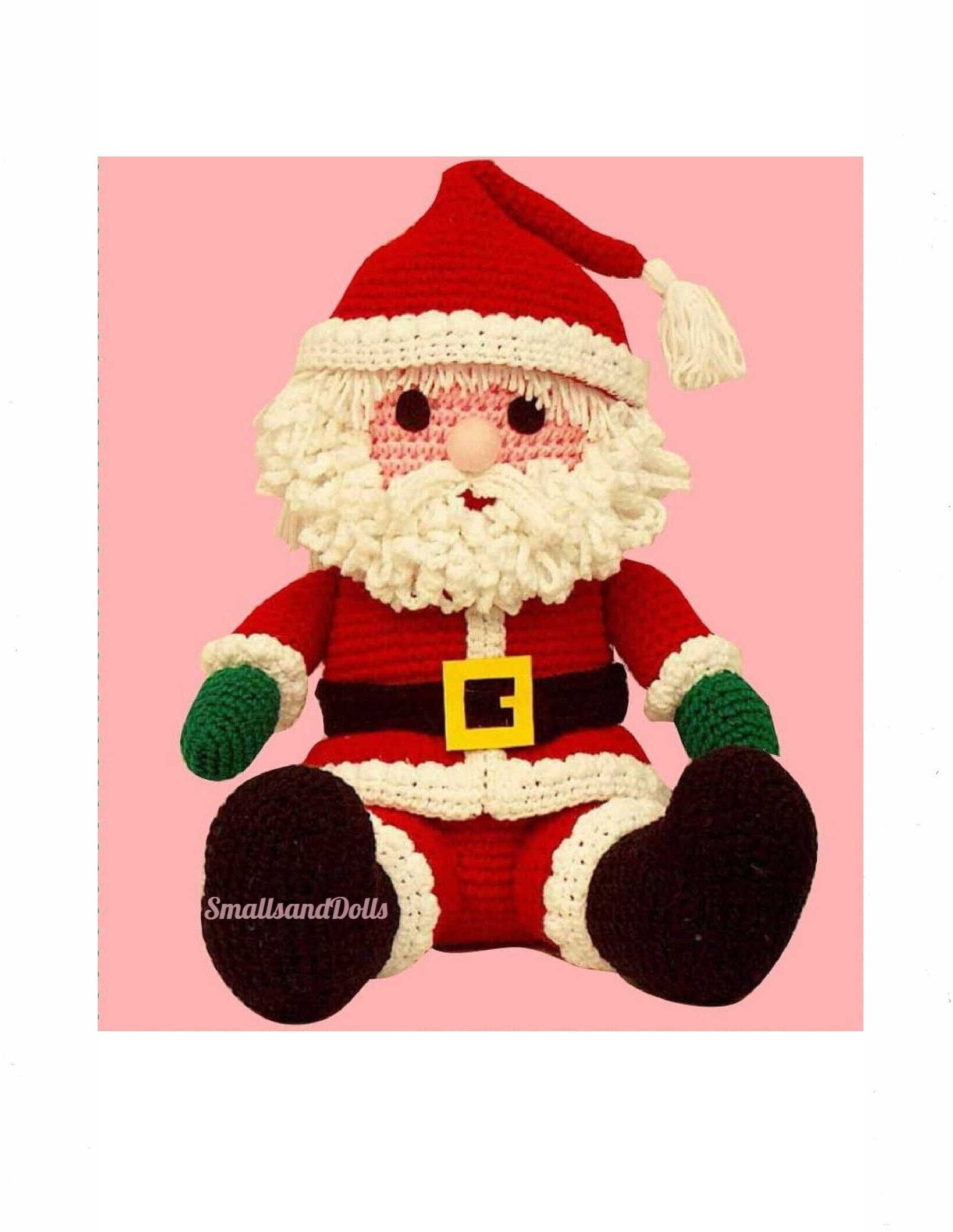 vintage-crochet-pattern-16-sitting-santa-claus-amigurumi-doll-pdf-instant-digital-download-soft-toy-holiday-doll-4-ply-etsy