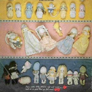 Vintage Sewing Pattern Sock Dolls To Sew PDF Instant Digital Download All Sizes Soft Sculpture Sock Toy Dolls Sock Monkey Directions
