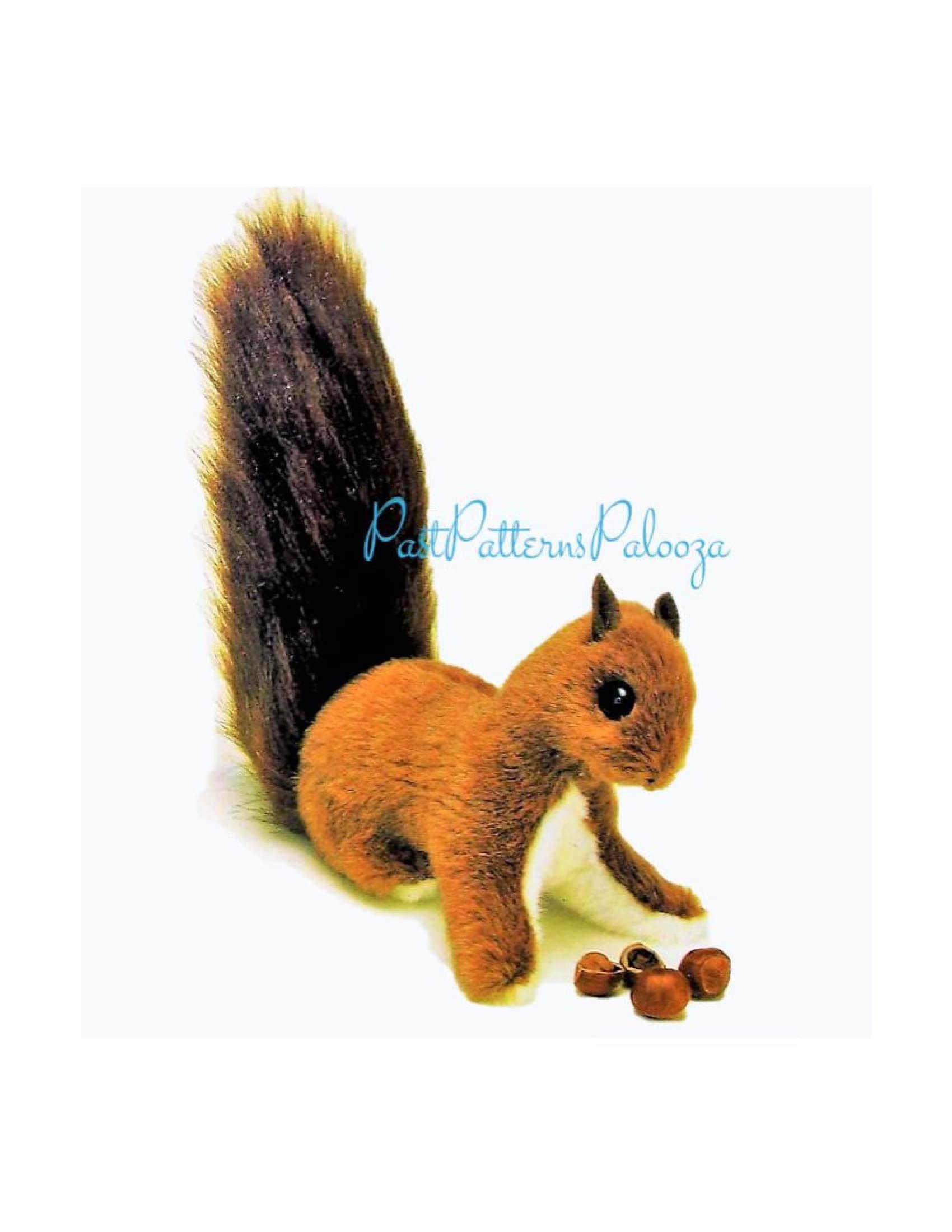 fluffy squirrel toy