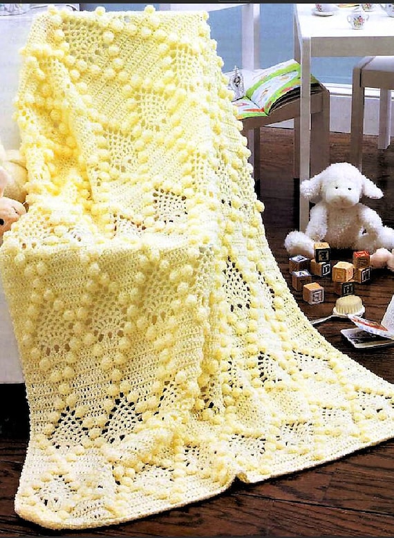 Popcorn baby blanket hotsell
