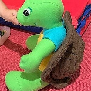 Vintage Sewing Pattern 13" Franklin the Turtle Doll PDF Instant Digital ...