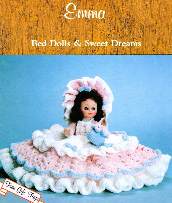 white christmas dresses Irish Doll's Dress Crochet Pattern, 11.1/2 inch Doll, Digital Pattern main image 0
