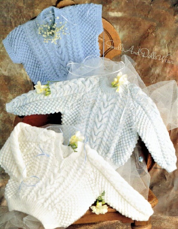 Vintage Knitting Pattern Baby Boy Pullover Sweaters Etsy