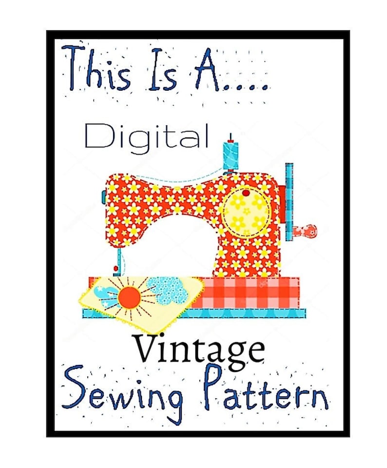 Vintage Sewing Pattern 24" Gingham Fabric Country Goose Soft Sculpture Doll PDF Instant Digital Download Soft Quilted Applique Toy image 6