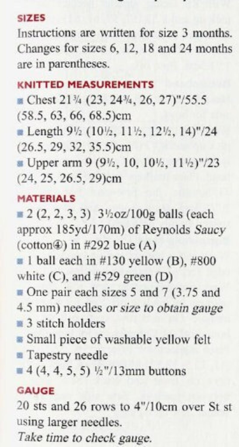 Vintage Knitting Pattern Baby Boy Knit Sailboat Motif Cardigan Etsy