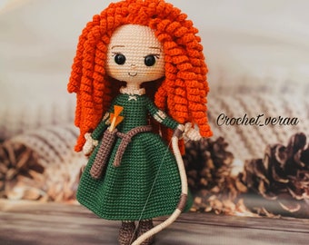 Muñeca Amigurumi Crochet Mérida