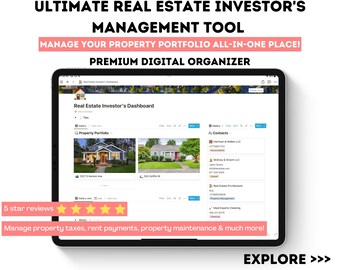 Real Estate Investor's Dashboard