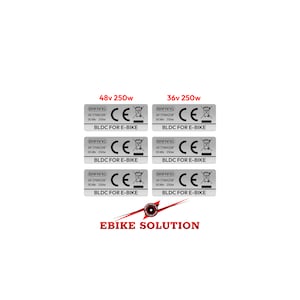 3PCS Bafang Geniue Motor Sticker 36v/48v Ebike Legal Motor Silver Sticker Decal UK