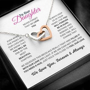 Daughter Necklace, Daughter Gift, Daughter Jewelry, Gift For Daughter, To My Daughter Birthday Gift, Daughter Christmas Gift