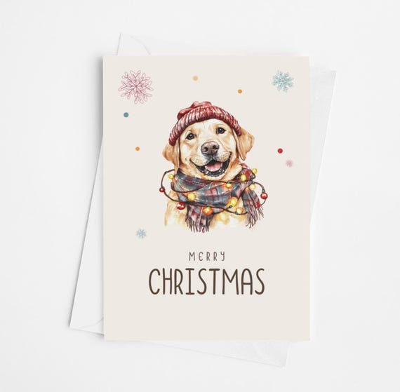 Dog Mum Christmas Card, Dog Dad Christmas Card, Christmas Card From Dog, Dog Lover Christmas Card, Christmas Card For Dog Walker