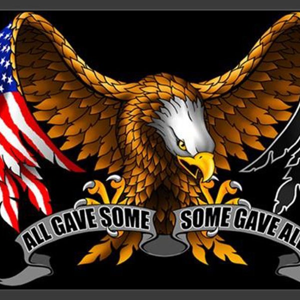 All Gave Some, Some Gave All Biker Flag Motorcycle 3'x5' Poly