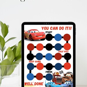 Printable Lightning Mcqueen Rewaed Chart - Etsy