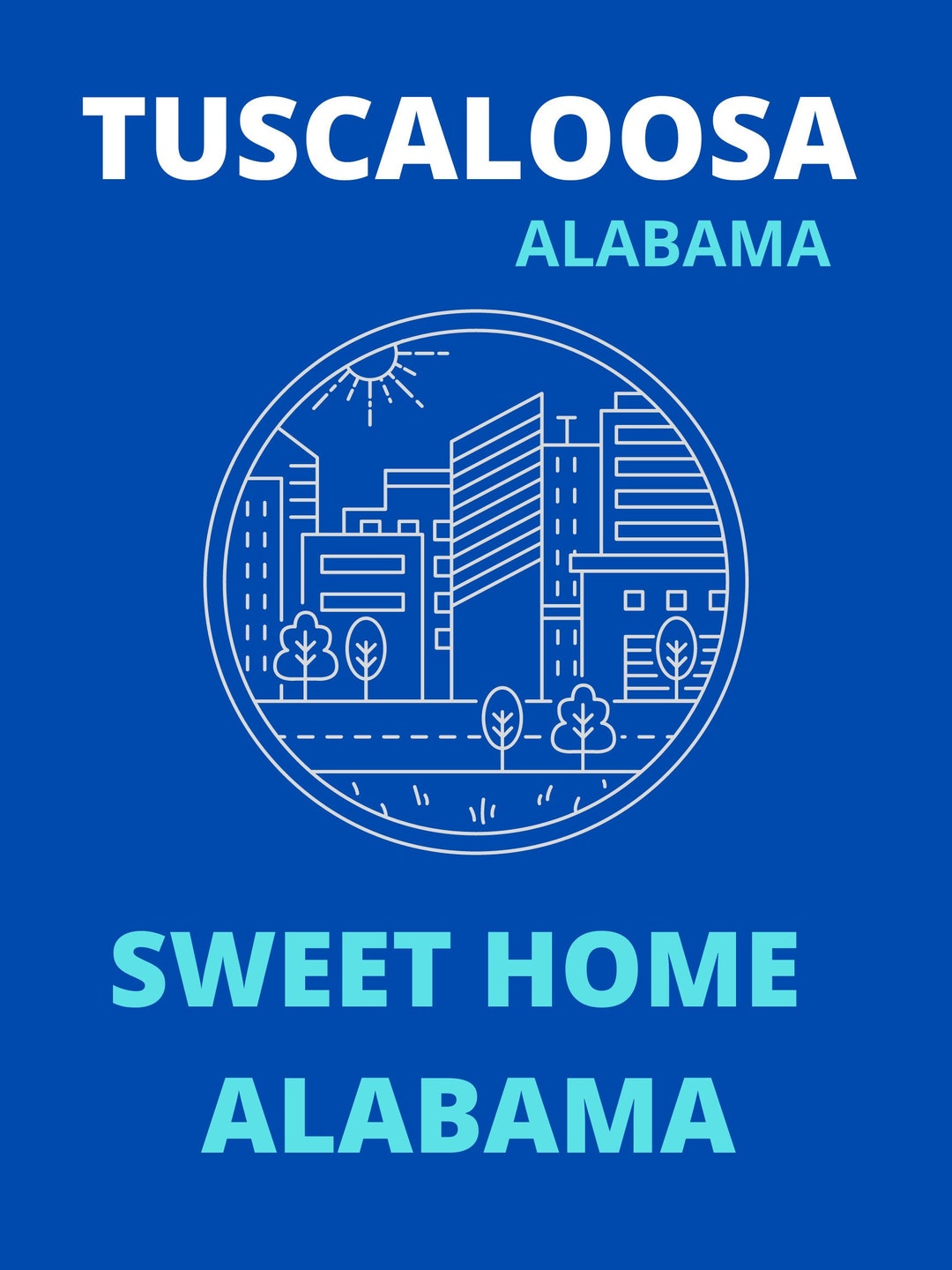 PREPPY DECOR Tuscaloosa AL / University of Alabama Themed Etsy