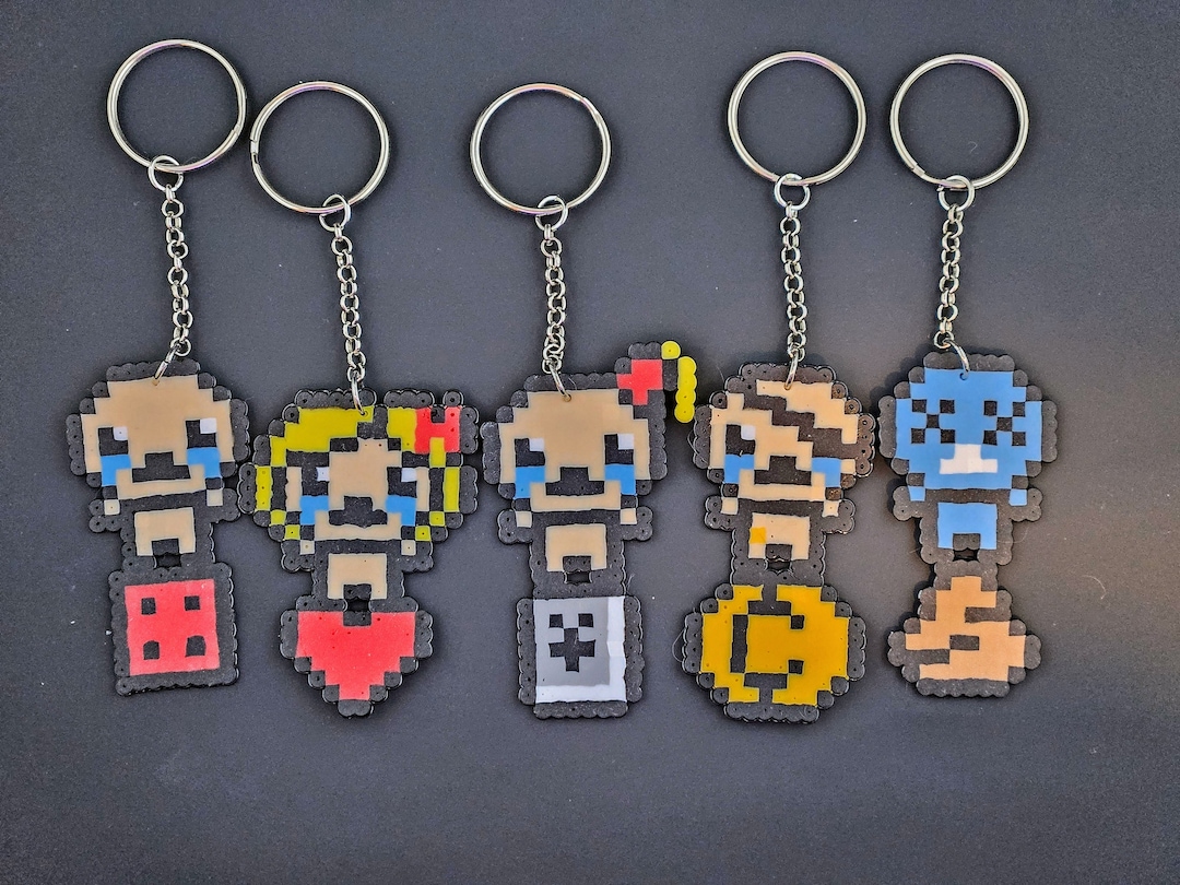 Tibia Keychain The Binding of Isaac Keychains - Etsy