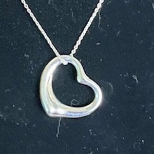 Elsa Pretti Open Heart Pendant and Necklace