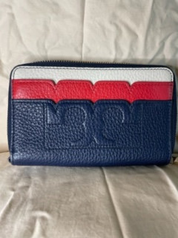 Tory burch top blue wristlet