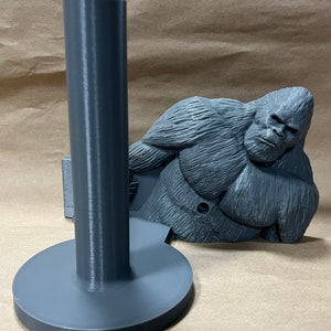 Bigfoot Paper Towel Holder Sasquatch Yeti