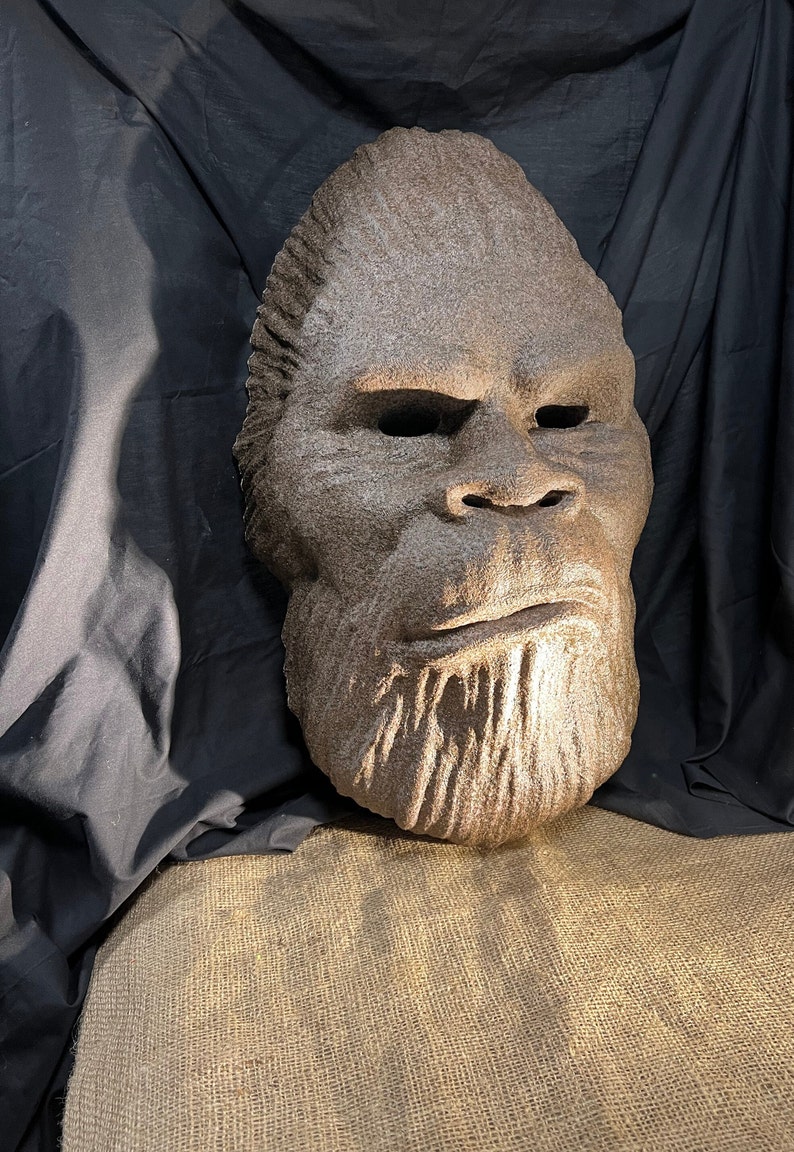 Bigfoot Wall Mask HUGE Lifesize Sasquatch Etsy