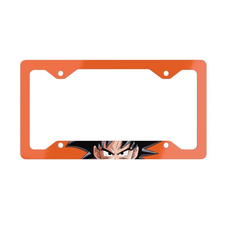 Goku License Plate Frames License Plate Covers Custom Etsy