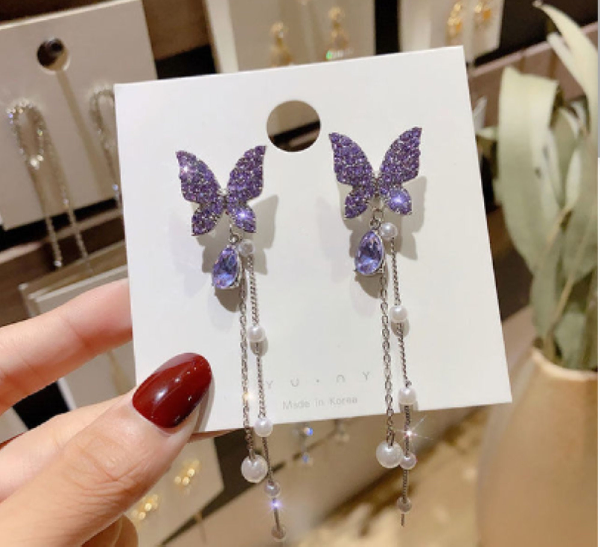 Cute korean best sale earrings