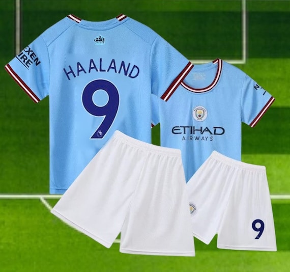 22/23 KIDS Erling Haaland Soccer Kit Uniform Summer Ready Gift Etsy