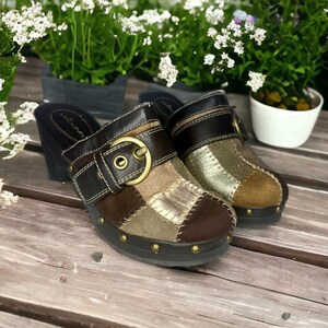Coach patchwork clogs clearance