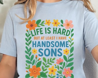 Camiseta divertida para mamá de niño, regalo para mamá de niño, camiseta para mamá de niños, camiseta para mamá de niños, camiseta para mamá, camiseta divertida para mamá, camiseta floral para mamá, mamá de hijos