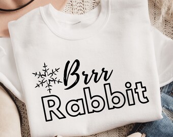 Sudadera Always Cold, Sudadera Cold, Camiseta Always Freeze, Sudadera Rabbit, Camiseta Always Cold, Suéter Weather Crewneck, Brrr Rabbit