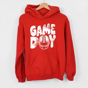 Game Day Football Hoodie, Football Mom Sweatshirt, Football Sweatshirt, Game day Sweatshirt, School Spirit Wear, Football Game Day Hoodie
