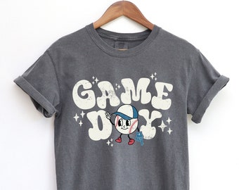Game Day Baseball Shirt, Comfort Colors Baseball Shirt, Baseball Mom Shirt, Baseball Mama, Baseball T-shirt, Oversized Shirt, Baseball Tee
