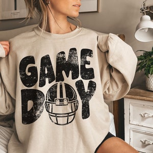 Game Day Shirt, Football Sweatshirt, Football Mom Shirt, School Spirit, Gameday Crewneck, School Spirit Wear, Vintage School Shirt